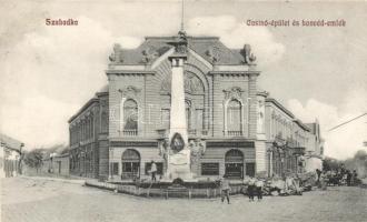 Szabadka Casino, patriotic monument (EK)