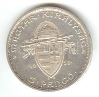 1938. 5P Ag "Szent István" T:2