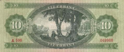 1957. 10Ft (3x) + 1960. 10Ft (3x) + 1962. 10Ft köztük különböző színváltozatok is T:II,II-,III
