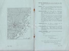 1935 Stockholm jamboree final information booklet with programme / 
Információs füzet programmal 16p...