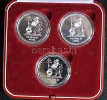 DN "Királyi Párok" 3db ezüstözött réz nikkel emlékérem eredeti dísztokban (d=38,61mm) &quo...