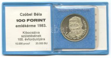 1983. 100Ft "Czóbel" T:PP Eredeti tokban, tanúsítvánnyal!
