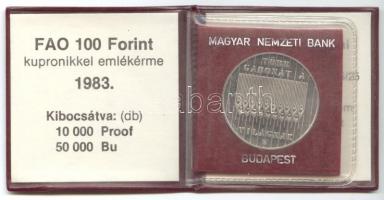 1983. 100Ft "FAO" T:PP Eredeti tokban, tanúsítvánnyal!
