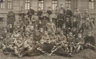 Praha Vrsovice military barracks, infantry group photo