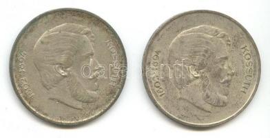 1947. 5Ft Ag "Kossuth" (2x) T:3