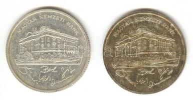 1992. 200Ft Ag "MNB" (2x) T:2