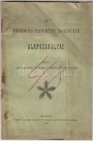 1903 Az Orsz. Erdészeti Egyesület alapszabályai