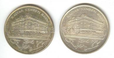 1993. 200Ft Ag "MNB" (2x) T:2,2-