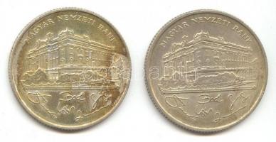 1993. 200Ft Ag "MNB" (2x) T:2,2-