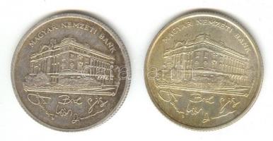 1992,93. 200Ft Ag "MNB" (2x) T:2-