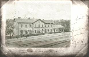 1899 Budapest XV. Rákospalota-Újpest vasútállomás (levágott / cut)