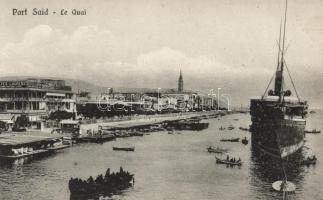 Port Said quay (cut)