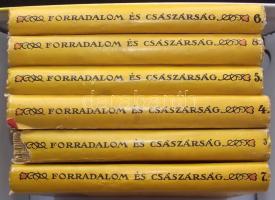 Adorján Andor: Forradalom és császárság. Budapest Singer és Wolfner Kiadása, 1915 I-VII. köt. illusztrált, jó állapotban