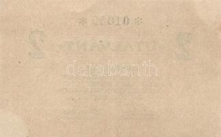 ~1920. "Pester Lloyd" utalvány 2K bélyegző nélkül T:I-(kis folt)
