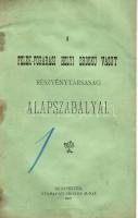 1903 A Felek-Fogarasi helyi érdekű vasut Rt. alapszabályai; Zeisler M. nyomdája