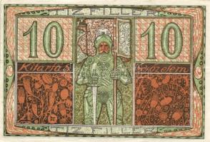 Sopron 1918. május 1. 10f utalvány T:II/II-