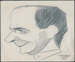 1968 Tótfalusi A. jelzéssel: 5db tusrajz, 12x18 cm