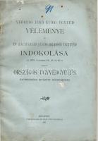 1901 Veöreös J. győri ügyvés véleménye és Zachariás J. brassói ügyvéd indoklása az orsz. ügyvédgyűlés napirendjére kitűzött kérdésekhez; Rózsa Kálmán és neje nyomdája