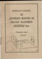 Használati utasítás az egységes irányzó és célzást ellenőrző készülékhez