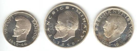 1948. 5Ft Ag "Petőfi", 10Ft Ag "Széchenyi", 20Ft Ag "Táncsics" "S...
