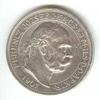 1907KB. 5K Ag "Koronázási évforduló" T:2 ph