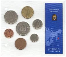 Írország 1983-2000. 1p-1Ł 7klf darab "Az utolsó Font forgalmi pénzek" szettben T:1,2
Irela...