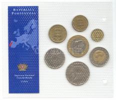 Portugália 1986-98. 1Esc-200Esc 7klf darab "Az utolsó Escudo forgalmi pénzek" szettben T:1...