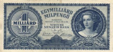 1946. 10.000MP + 1.000.000.000MP + 10.000BP + 100.000.000BP T:II,II-,III