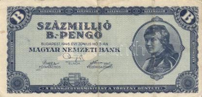 1946. 10.000MP + 1.000.000.000MP + 10.000BP + 100.000.000BP T:II,II-,III