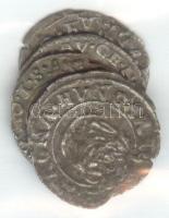 4 db klf Denár Ag T:vegyes