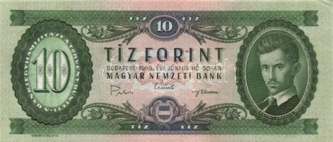 1969. 10Ft (3x) T:I,I-(apró sarokhajlás)