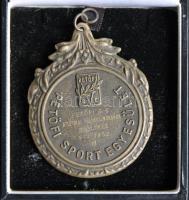 1952. "Petőfi Sport Egyesület" Br díjérem dísztokban. Szign.: TÖRZSÖK T:2