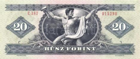 1980. 20Ft (3x) egymás utáni sorszámmal T:I-