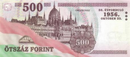 2006. 500Ft "1956-os forradalom évfordulója" (2x) "EC" széria, egymás utáni sors...