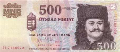 2006. 500Ft "1956-os forradalom évfordulója" (2x) "EC" széria, egymás utáni sors...