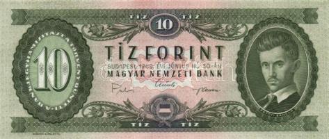 1969. 10Ft (2x) egymás utáni sorszámmal! T:I