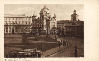 Lodz, Palace of Liberty, tram