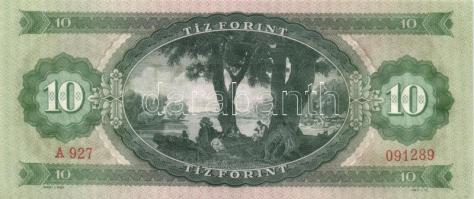 1969. 10Ft (4x) egymás utáni sorszámmal! T:I