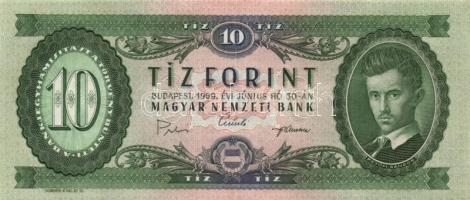 1960-69. 10Ft (8x) T:II,II-