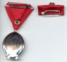 1985. "Munka Érdemrend ezüst fokozata mellszalaggal miniatűrrel szalagsávval T:1