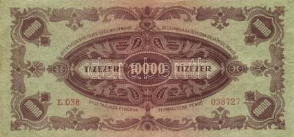 1945. 10.000P (10x) bélyeggel, közte különböző színváltozatok T:II,II-