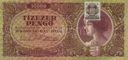 1945. 10.000P (10x) bélyeggel, közte különböző színváltozatok T:II,II-