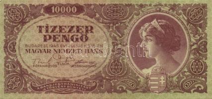 1945. 10.000P (5x) bélyeg nélkül közte különböző színváltozatok T:II