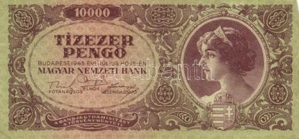1945. 10.000P (5x) bélyeg nélkül közte különböző színváltozatok T:II
