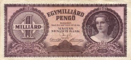 1946. 1.000.000.000P (10x) T:II,II-