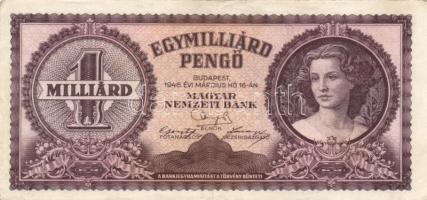 1946. 1.000.000.000P (10x) T:II,II-