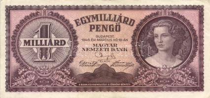 1946. 1.000.000.000P (10x) T:II,II-