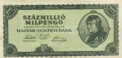 1946. 100.000.000MP (10x) T:II,II-