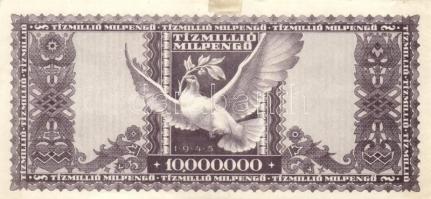 1946. 10.000.000BP (7x) T:II,II-