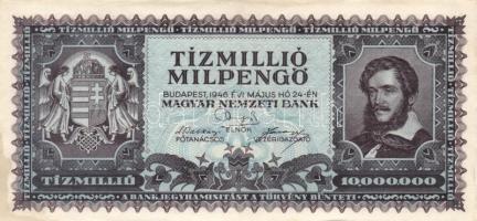 1946. 10.000.000BP (7x) T:II,II-